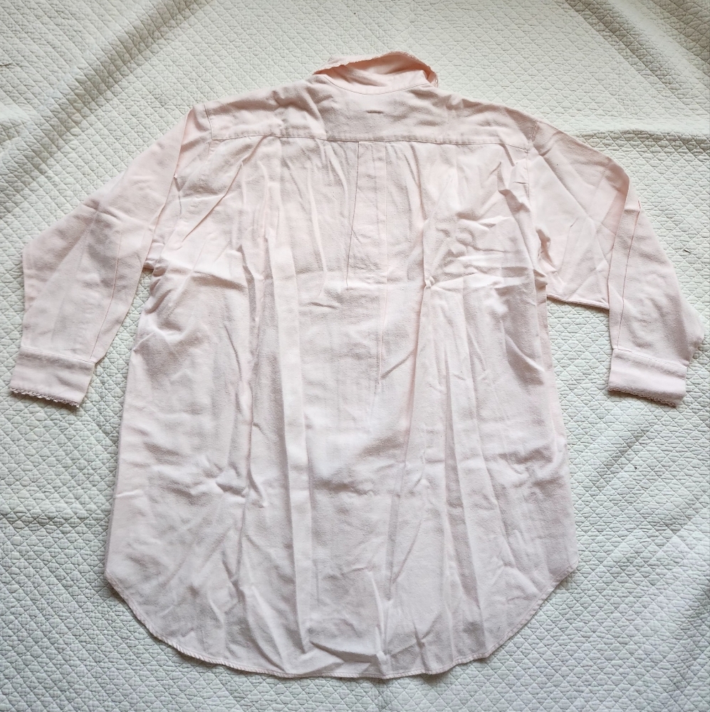 Cotton Sleep Shirt Dress - Picture 2 of 4